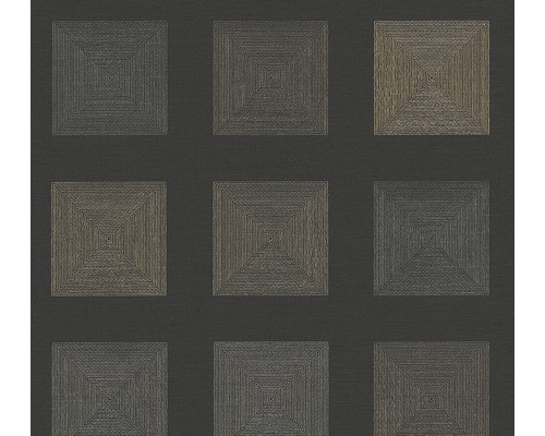 Papier peint avec motif graphique carré