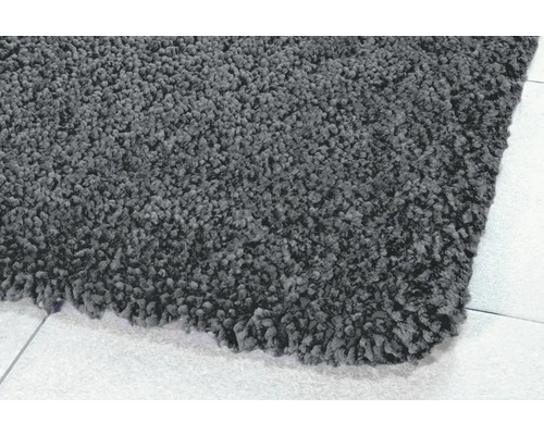 Tapis shaggy gris