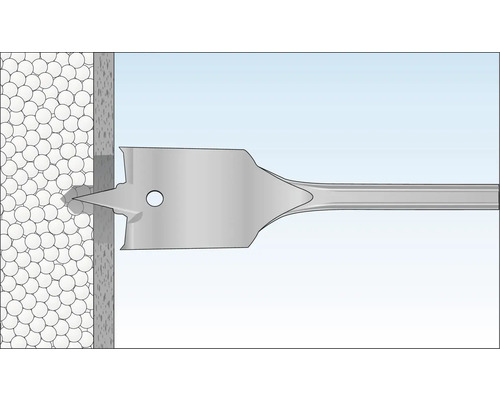 Foret Forstner utilisé pour percer des trous