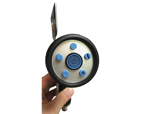 Douchette à main avec différents types de jet