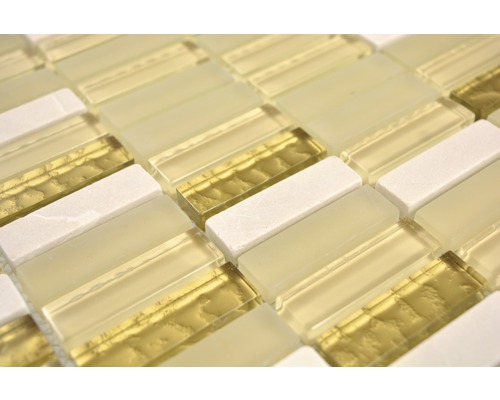 Carreaux de mosaïque en verre et en pierre