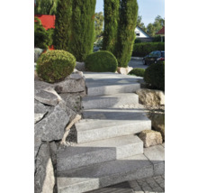 Granit Blockstufe grau 50x35x15cm