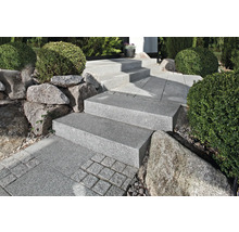 Granit Blockstufe grau 50x35x15cm