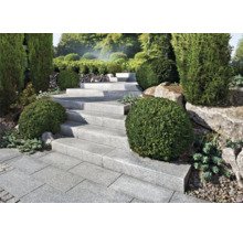 Granit Blockstufe grau 50x35x15cm