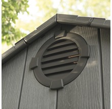 Gerätehaus LIFETIME Saturn inkl. Fussboden 305x244 cm dunkelgrau