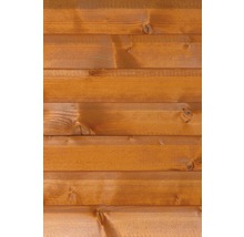 Façade en bois avec planches horizontales
