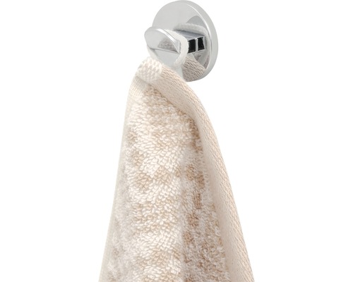 Crochet à serviette avec serviette beige