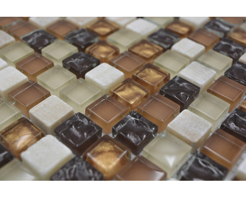 Carreaux de mosaïque carrés en verre