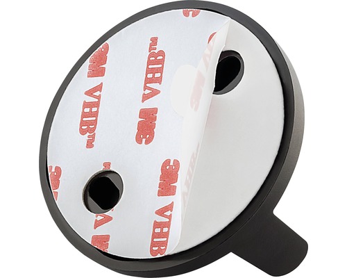 Crochet pour montage mural avec bande adhésive