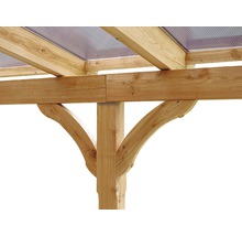Toiture pour terrasse SKAN HOLZ Rimini, 541x350 cm sapin de Douglas