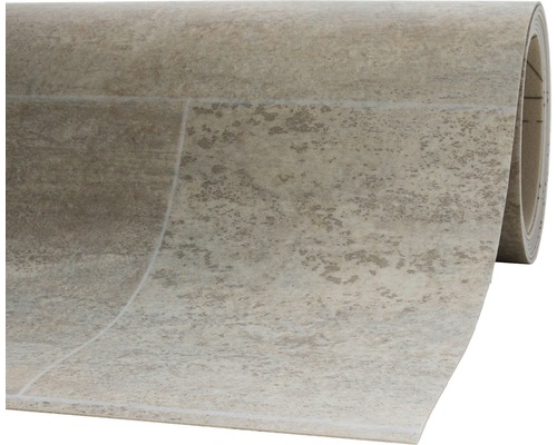 Gerollter PVC-Bodenbelag mit Steinoptik