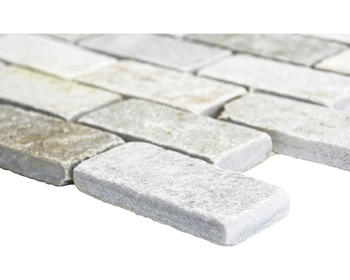 Carreau de mosaïque en pierre naturelle au format paysage