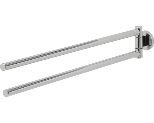 Schwenkbarer Handtuchhalter mit zwei Armen zur Wandmontage