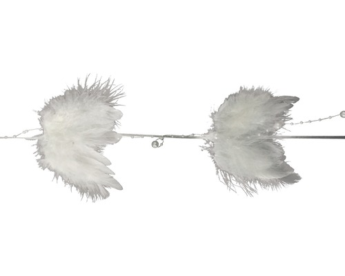 Guirlande décorative en plumes avec perles