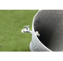 Pompe à eau sur colonne pour jardin, gris granite-thumb-5
