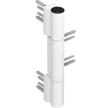 Paumelle de porte en acier avec vis de fixation