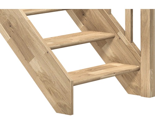 Vue détaillée d''un escalier en bois