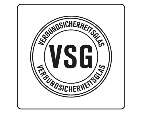 VSG Verbundsicherheitsglas Zeichen