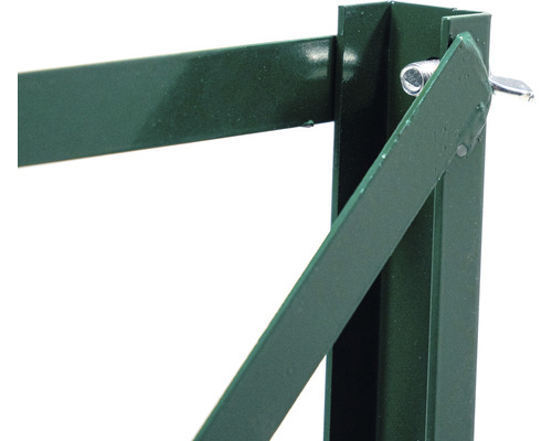 Vue détaillée d''une structure métallique pour le jardin