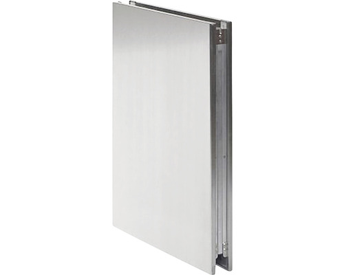 Porte pliante blanche avec cadre en aluminium