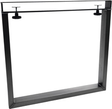 Piètement de table en métal avec éléments de fixation