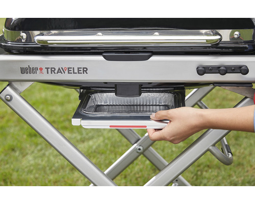 Weber Traveler Grill mit Fettauffangschale