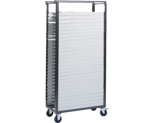 Chariot de transport avec étagères pour le transport de matériaux