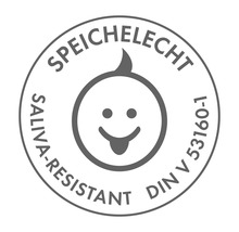 Speichelecht Siegel: Entspricht der DIN V 53160-1 Norm