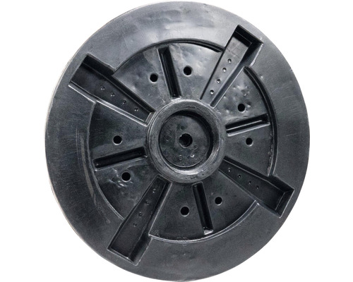 Couvercle de pompe noir en plastique