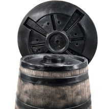 Récupérateur d''eau de pluie avec couvercle ouvert