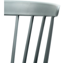 Gros plan du dossier d''une chaise en plastique