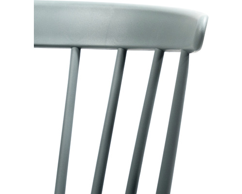 Gros plan du dossier d''une chaise en plastique