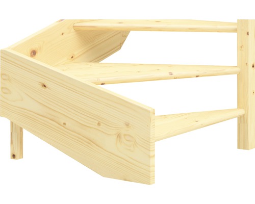 Escalier en bois en bois résineux