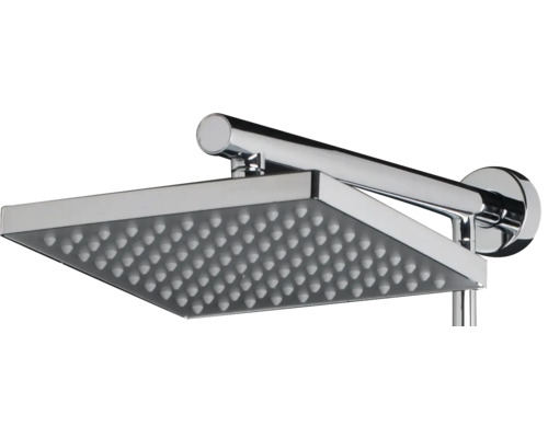 Pomme de douche carrée en métal
