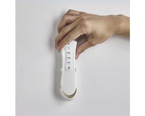 Hand bedient Fernbedienung zur Steuerung eines Ventilators