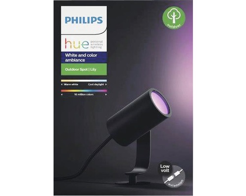 Projecteur de jardin extérieur Philips Hue Lily