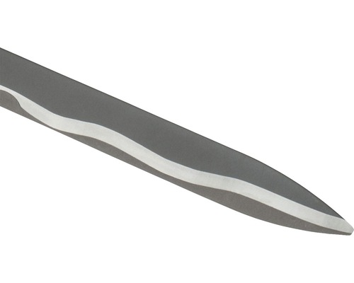 Détail d''une lame de couteau en acier