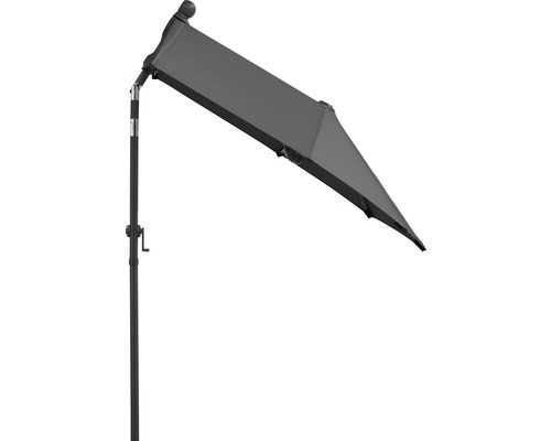 Parasol déporté demi avec mécanisme à manivelle