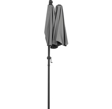 Parasol fermé avec mécanisme à manivelle pour le jardin ou la terrasse