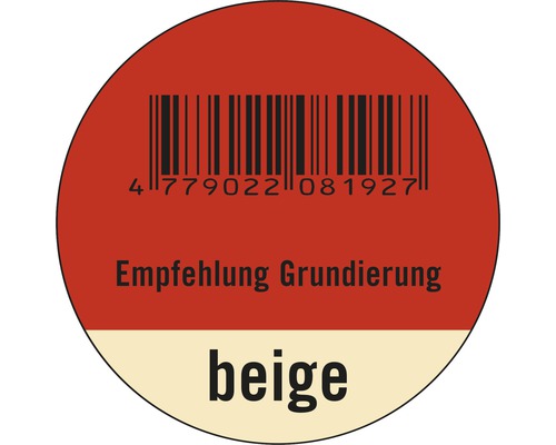 Empfehlung Grundierung Beige