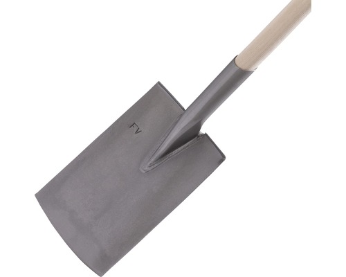 Bêche avec manche en bois