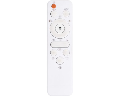 Weisse Fernbedienung für Beleuchtung mit mehreren Tasten