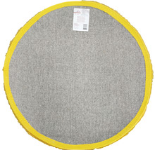 Tapis Romance jaune moutarde rond Ø 80 cm