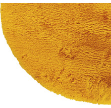 Tapis Romance jaune moutarde rond Ø 80 cm