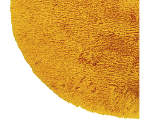 Detailansicht eines Teppichs mit hohem Flor