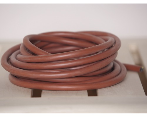 Aufgerollter Schlauch aus Gummi