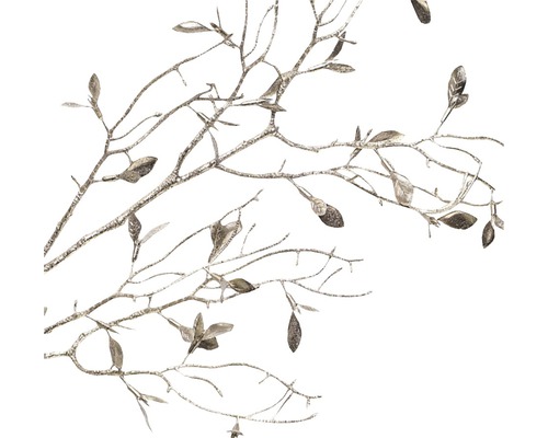 Branche décorative avec feuilles