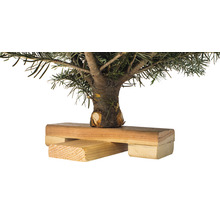 Petit sapin avec support en bois