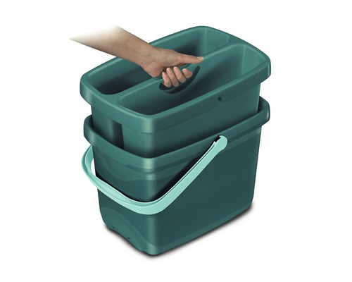 Putzeimer mit Auswringer und Tragegriff