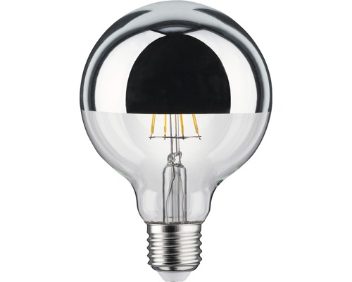 Globe-LED-Lampe mit verspiegelter Oberseite